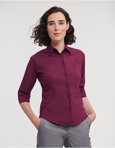 R-R-946F-0-Ladies L/S Easy Care Fitted Shirt